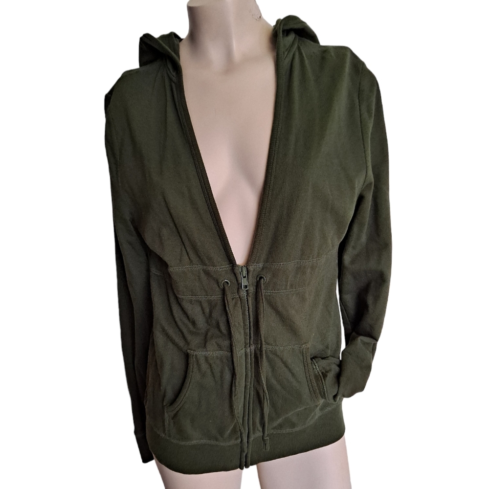 Arizona Jean Co green half zip up lightweight jacket